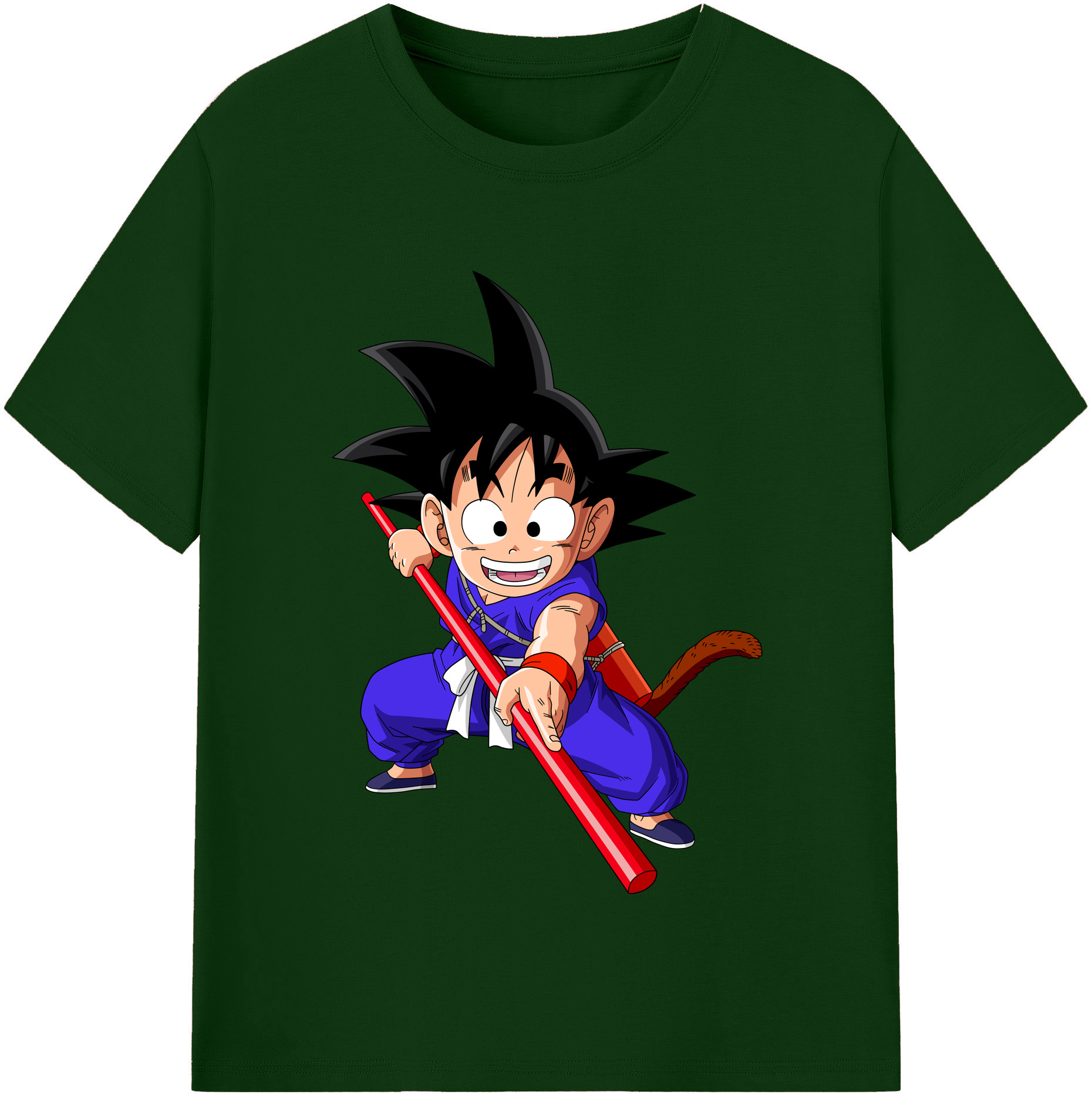 （画像用） ドラゴンボール 孫悟空（そん ごくう）Son Goku カカロット DRAGON BALL Kakarotto 綿100％半袖Tシャツ（フロントプリント）